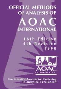 Official methods of analysis of AOAC 16 ed