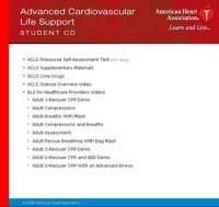 Advanced Cardiovascular Life Support Student CD